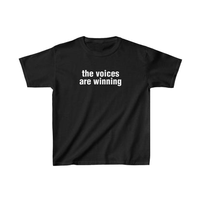 the voices are winning (baby tee)