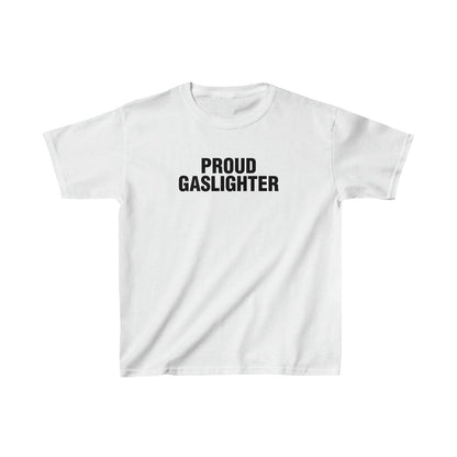 proud gaslighter (baby tee)